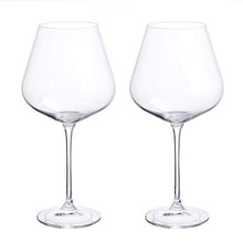 Load image into Gallery viewer, HyperSpace Crystal Clear Red Wine Glass, Red and White Wine, 10 inch tall, 29oz or 850ml, Set of 2