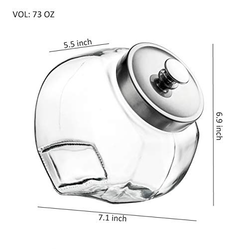 Anchor Hocking Glass Penny Candy Jar - 1 Gallon, w/ Lid