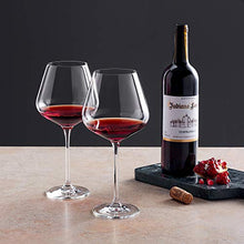 Load image into Gallery viewer, HyperSpace Crystal Clear Red Wine Glass, Red and White Wine, 10 inch tall, 29oz or 850ml, Set of 2