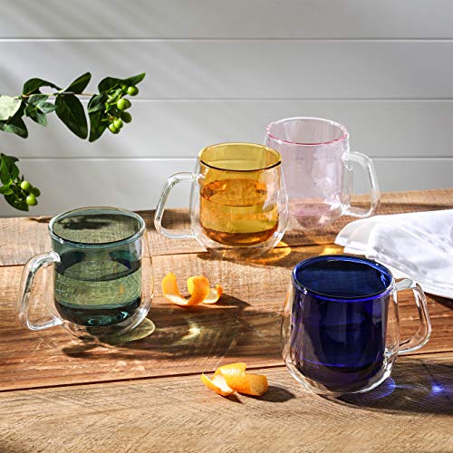 Heat-Resistant Double Wall Glass Coffee Cups – Happy Space Decor